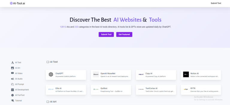 submit ai tool